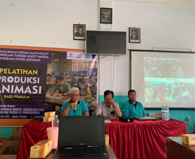 Pelatihan Produksi Animasi Bagi Pemula Oleh STMM di SMK Terpadu Bhakti Indonesia 2025